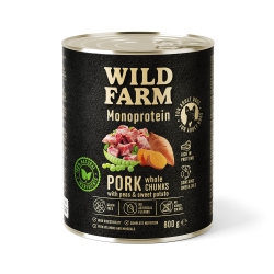WILD FARM Monoprotein / Pork - Wieprzowina 800g